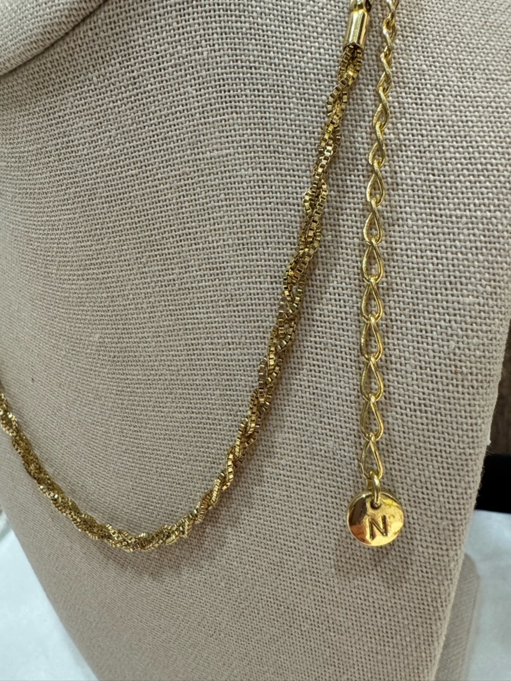 Nordstrom Rack Shimmering Gold Rope Necklace - Picture 4 of 5